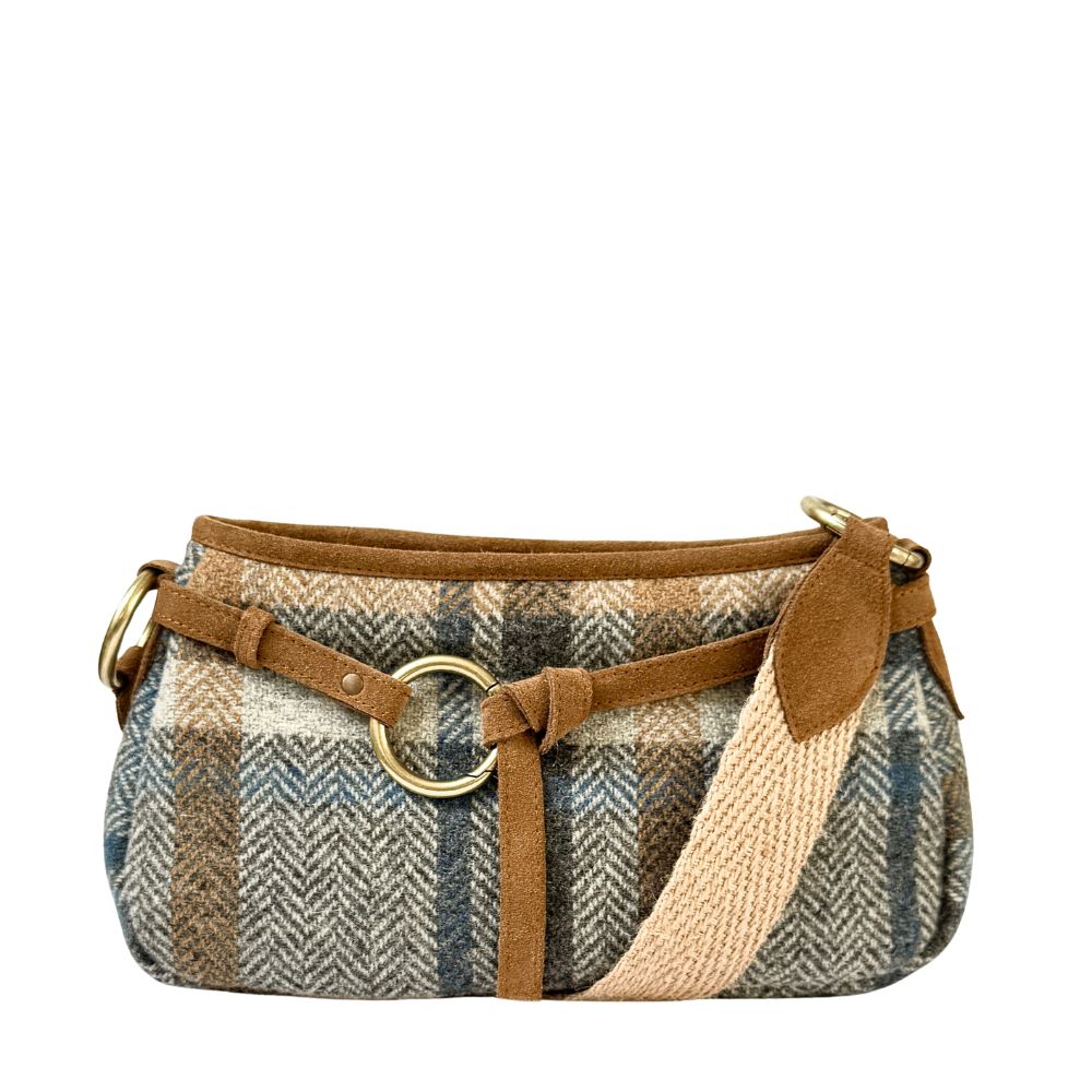 Bolso Cuadros Azules