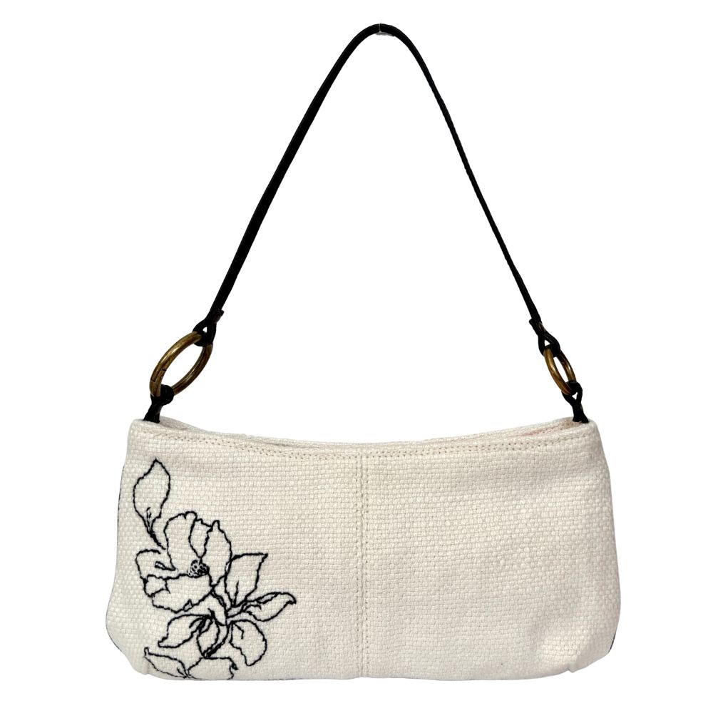 Bolso Lino Bordado