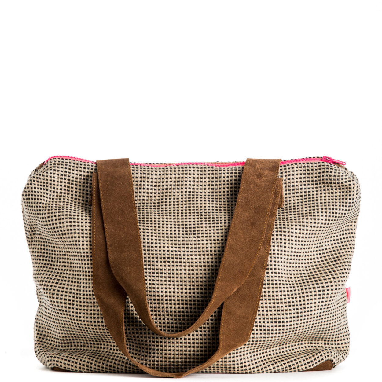 Bolso Cremallera Damero